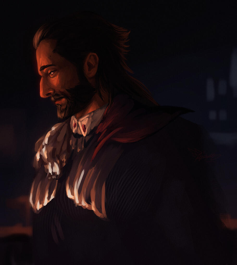 Rough Lucanis painting